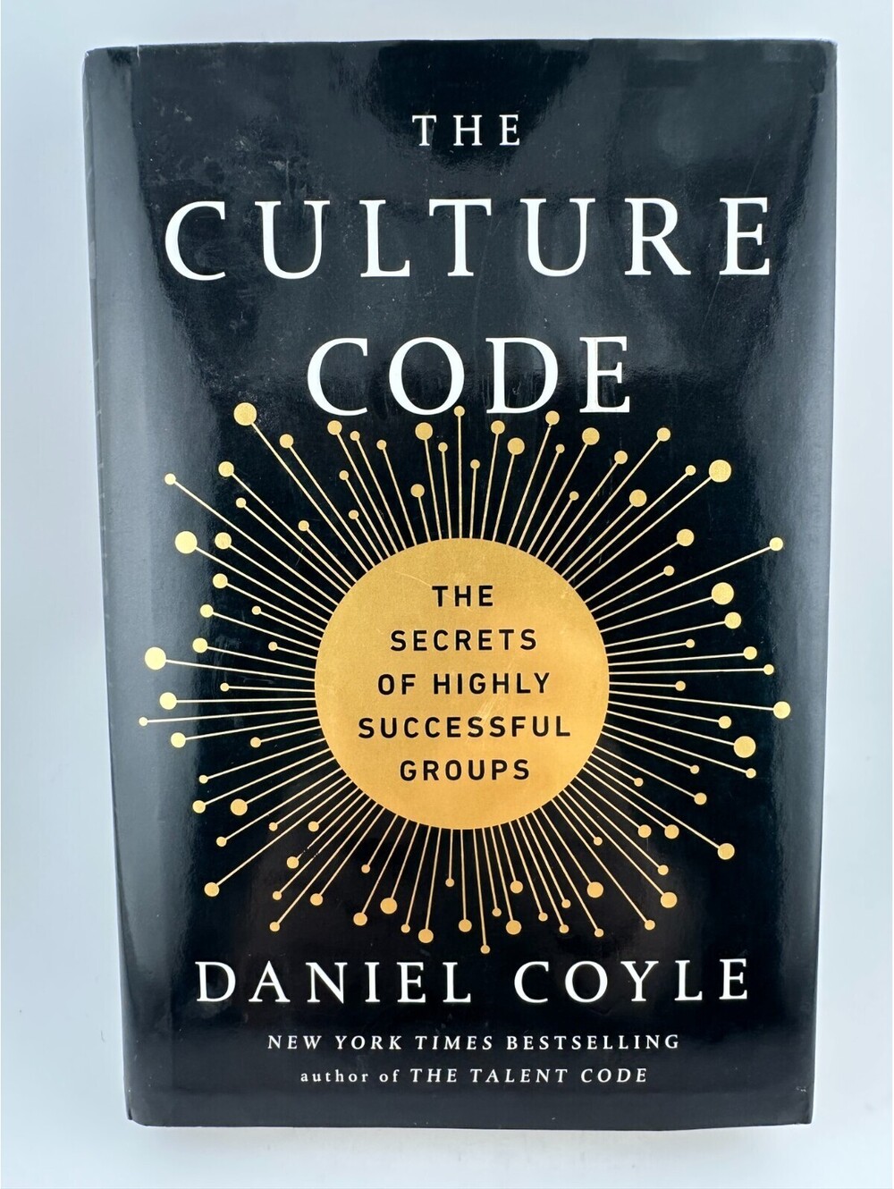 The Culture Code Daniel Coyle Hardcover Teams Leadership w/ Stamp